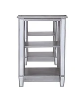 Worti Mirrored Desk Glam Style