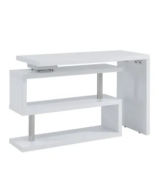 Tara Multifunctional Corner Desk with Shelves