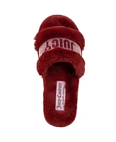 Juicy Couture Women's Halo Faux Fur Slip-On Slippers