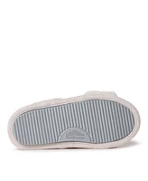 Dearfoams Women's Jessica Furry Cross Band Slide Slippers