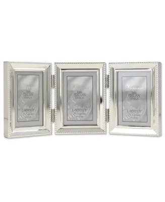 Metal Triple Picture Frame with Inner Beading