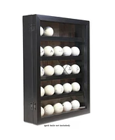 Golf Ball Shadow Box Display Case - Holds 25 Logo Balls, 11" x 14"