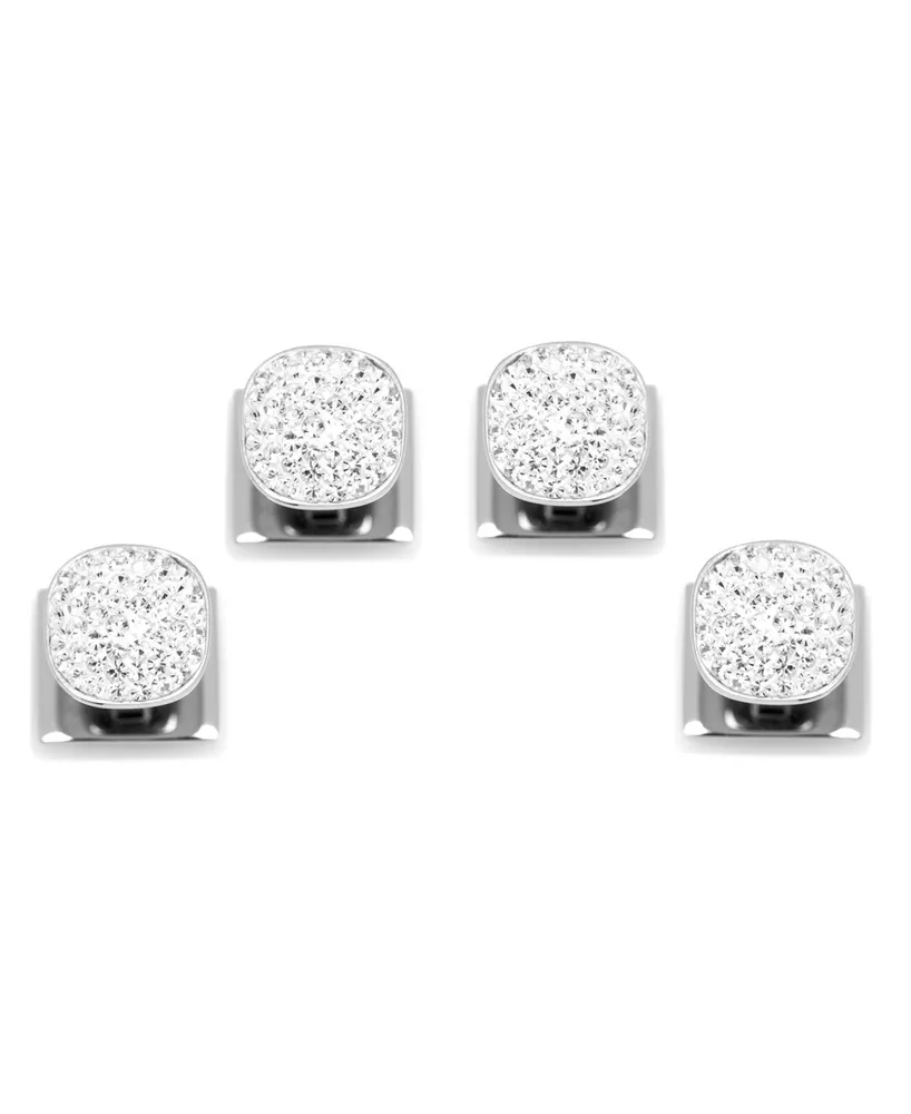 Men's Pave 4 Piece Stud Set