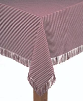 Lintex Homespun Wine 100% Cotton Tablecloth 60"X102"