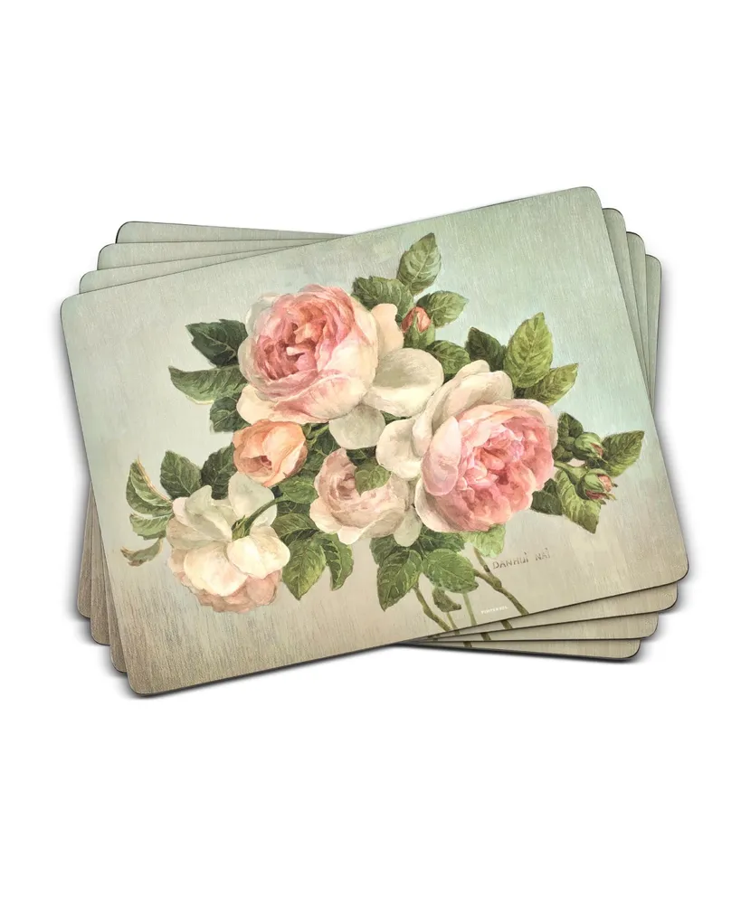 Pimpernel Antique Roses Placemats, Set of 4