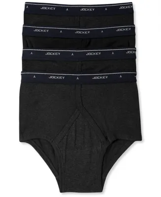 Jockey Men's Classic Collection Full-Rise Briefs 4-Pack Underwear
