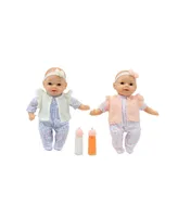 My Dream Baby Dolls 13" Happy Twins - 2 Dolls Included