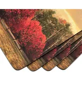 Pimpernel Crimson Trees Placemats, Set of 4