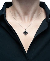 Onyx Box Set (Pendant, Earrings & Ring) in Sterling Silver