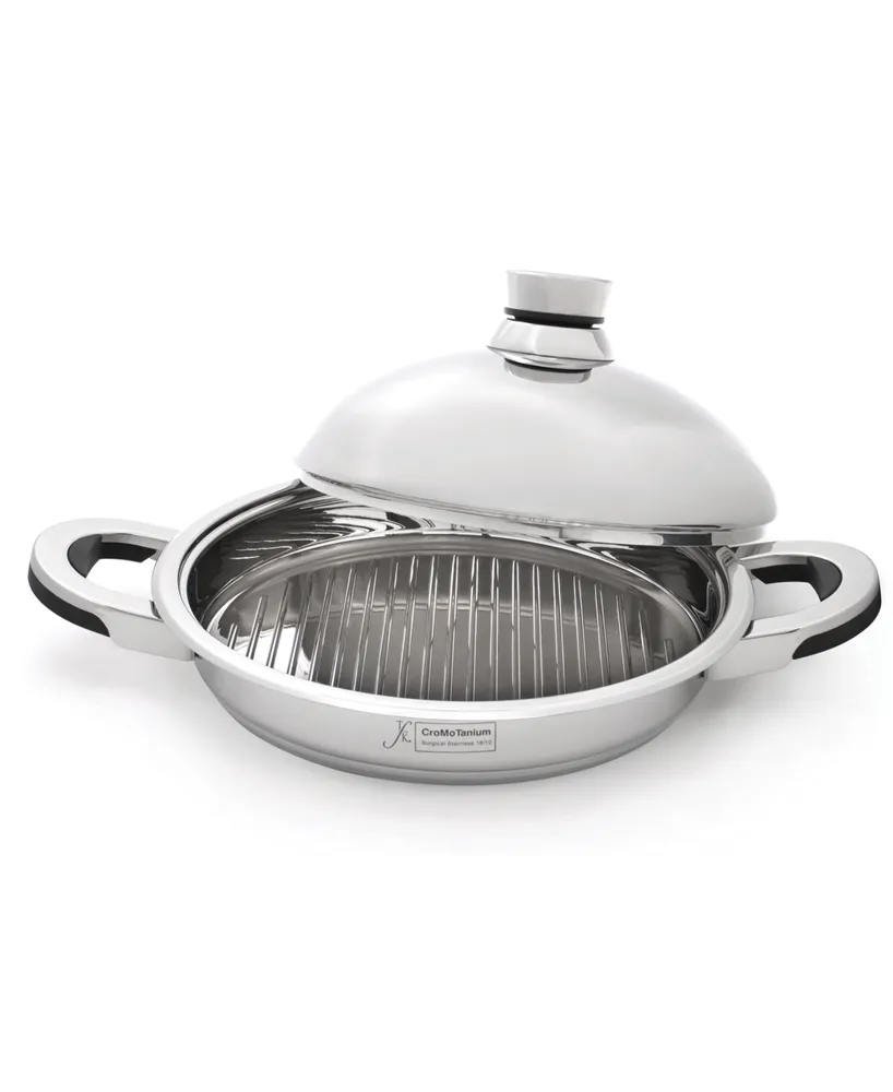 BergHOFF Tfk 18/10 Stainless Steel Grill Pan, 12"