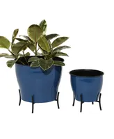 Set of 2 Metal Farmhouse Planter, 9