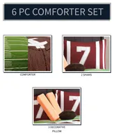 Field Goal 6 Pc Full Comforter Set