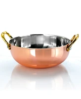 Gibson Home Rembrandt 5.3" Mini Copper Plated Serving Bowl 6 Piece Set