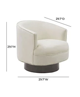 Stella Velvet Swivel Chair