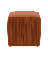 Morgan Pleated Ottoman