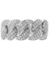 Men's Diamond Chain Link Ring (1/2 ct. t.w.) 10k White Gold (Also Yellow Gold)