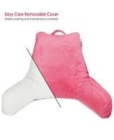 Nestl Shredded Memory Foam Reading Backrest Pillow
