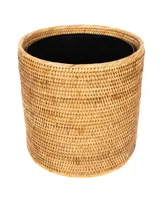 Artifacts Rattan Round Waste Basket