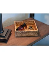 Artifacts Rattan Luncheon Napkin Holder