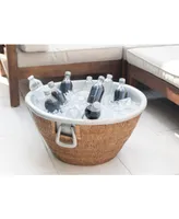 Artifacts Rattan Aluminum Ice Tub