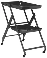 Furniture of America Tiro Folding Server Cart