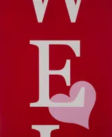 Glitzhome Valentine's Large Porch Sign Decor