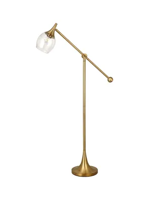 Ranger Floor Lamp with Boom Arm - Gold