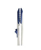 Tovolo Tip Top Tongs, Easy-Grip Kitchen Tongs for Cooking With Silicone Tips