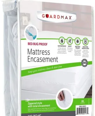 Guardmax Bed Bug Proof Water Resistant Zippered Mattress Protector