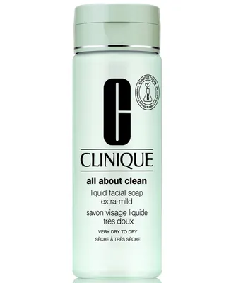 Clinique All About Clean Liquid Facial Soap Extra Mild, 6.7 fl oz