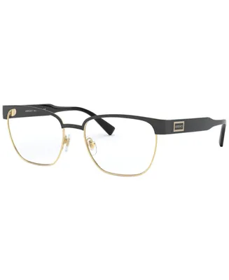 Versace VE1264 Men's Pillow Eyeglasses - Black Gold