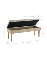 Martha Stewart Collection Harstrom Storage Bench