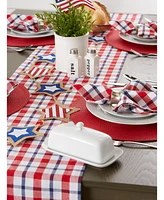 Design Imports Round Polypropylene Woven Placemat, Set of 6