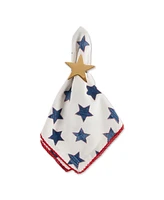 Design Imports Antique Stars with Embroidered Edge Napkin, Set of 6