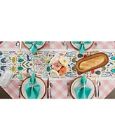 Design Imports Easter Garden Embellished Table Runner, 14" x 108"