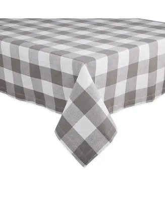 Design Imports Buffalo Check Tablecloth, 60" x 84"