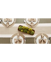 Design Imports Dobby Stripe Table Runner