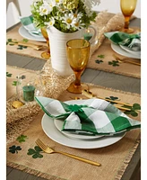 Design Imports Shamrock Jute Placemat, Set of 6