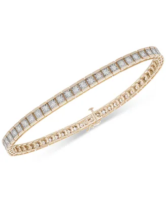 Men's Diamond Tennis Bracelet (2 ct. t.w.) in 10k Gold