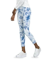 Hue Active Tonal Tie Dye Skimmer Cropped Leggings