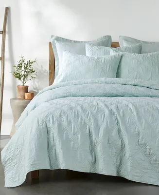 Levtex Washed Linen Relaxed Textured Quilt, King