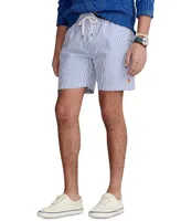 Polo Ralph Lauren Men's 5.75-Inch Seersucker Traveler Classic Swim Trunk