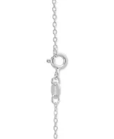 Giani Bernini Polished Cross 18" Pendant Necklace in Sterling Silver, Created for Macy's