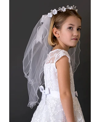 Us Angels Flower Wreath Veil