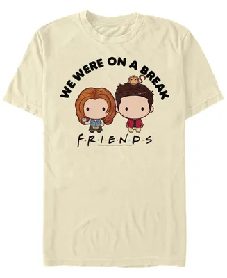 Men's Friends Chibi On Break Short Sleeve T-shirt