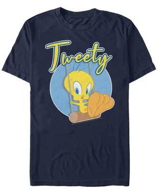 Men's Looney Tunes Tweety Swing Short Sleeve T-shirt