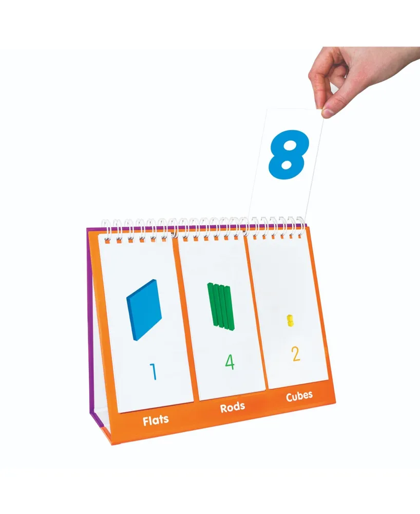 Junior Learning Base Ten Educational Flip Card Set