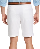 Cubavera Men's Flat Front 9" Linen Blend Shorts