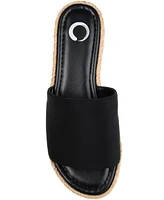 Journee Collection Women's Rosey Espadrille Platform Wedge Sandals