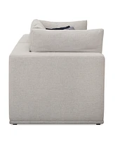 Closeout! Modern 2-Pc. Fabric Modular Loveseat